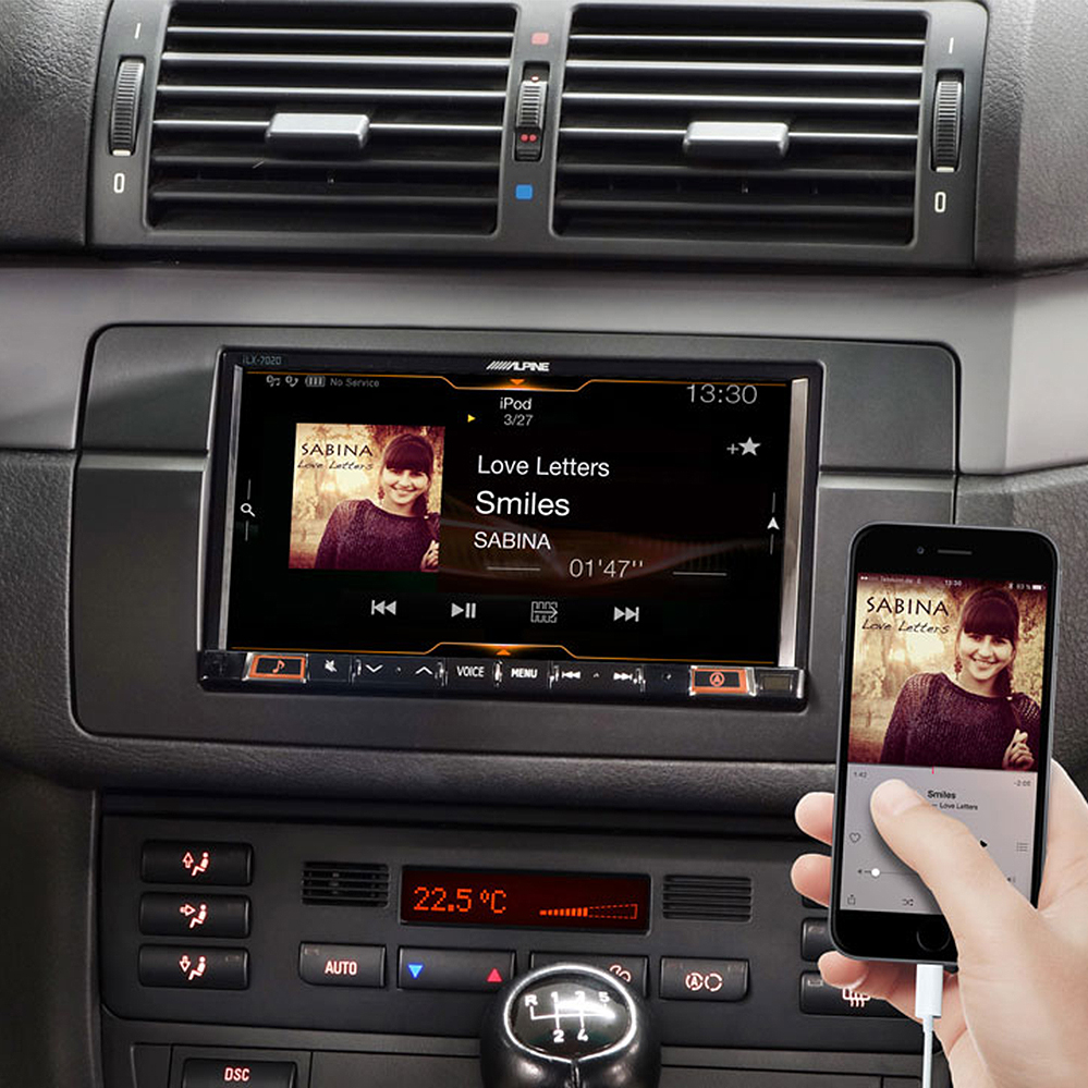 Alpine ILX702 E46 BMW 3 Series E46 7" Screen CSS